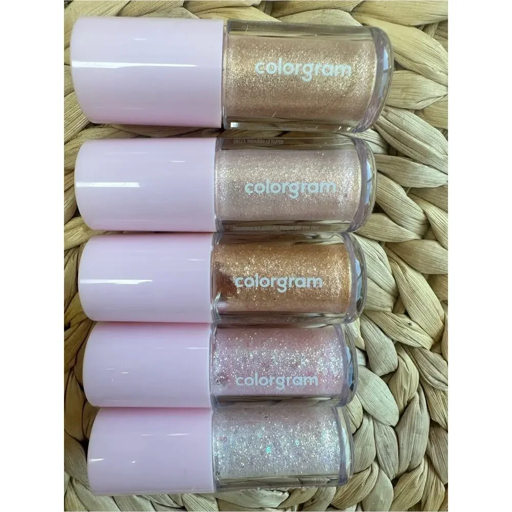 NIB Colorgram Milk Bling Shadow - Rose Gold & Iridescent Set (K-Beauty)